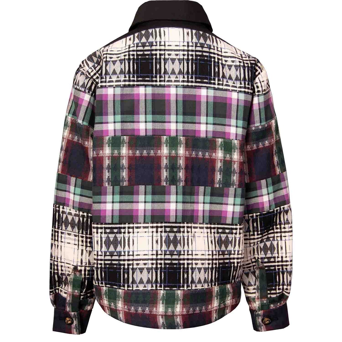 Mixed Tartan Plaid Shirt